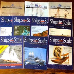 Seaways Ships in Scale Magazines 7 Issues + Model Shipbuilder 3 issues